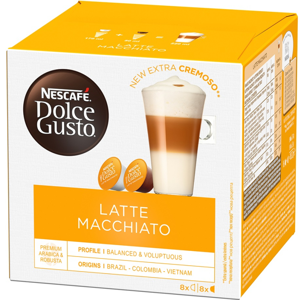 Кафе капсули NESCAFE Dolce Gusto Latte Macchiato 8 напитки